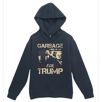 Garbage For Trump Make American Garbage Great Again Urban Pullover Hoodie