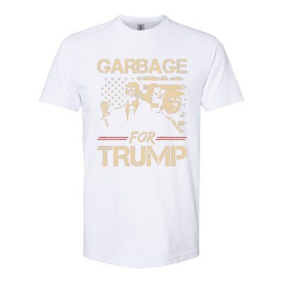 Garbage For Trump Make American Garbage Great Again Softstyle CVC T-Shirt