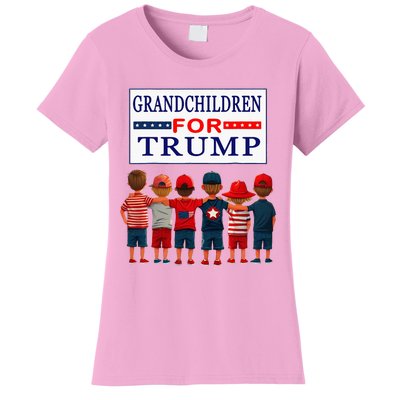 Grandchildren For Trump Vote For Grandpa Women's T-Shirt