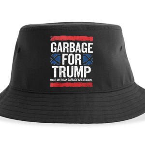 Garbage For Trump 2024 Make American Garbage Great Again Sustainable Bucket Hat