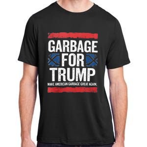 Garbage For Trump 2024 Make American Garbage Great Again Adult ChromaSoft Performance T-Shirt