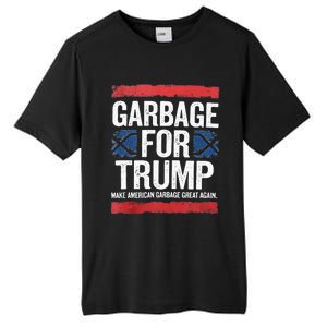 Garbage For Trump 2024 Make American Garbage Great Again Tall Fusion ChromaSoft Performance T-Shirt