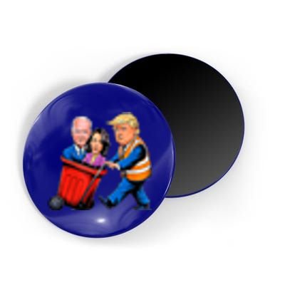 Garbage For Trump 2024 Funny Time To Take Out Garbage Biden Magnet