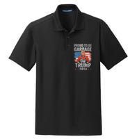 Garbage For Trump 2024 Proud To Be Garbage Trump Supporter Premium Dry Zone Grid Polo