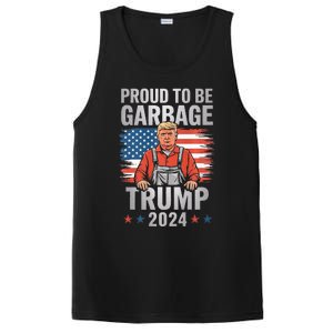 Garbage For Trump 2024 Proud To Be Garbage Trump Supporter Premium PosiCharge Competitor Tank