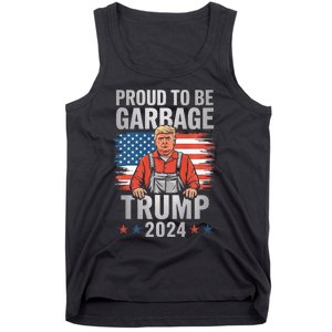 Garbage For Trump 2024 Proud To Be Garbage Trump Supporter Premium Tank Top