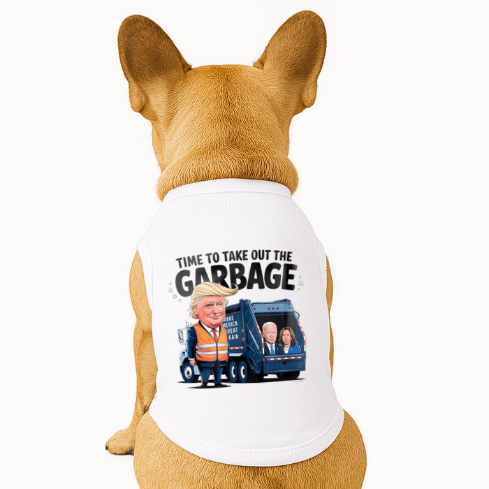 Garbage For Trump 2024 Funny Time To Take Out Garbage Biden Doggie Tank