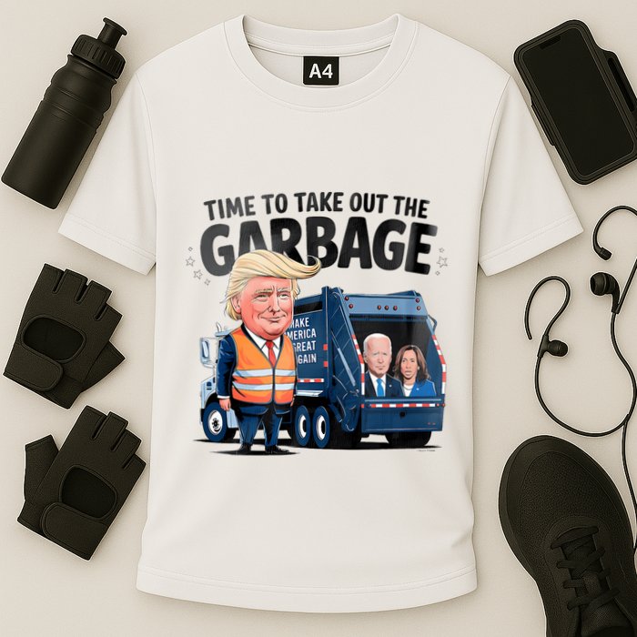 Garbage For Trump 2024 Funny Time To Take Out Garbage Biden Performance Shirt