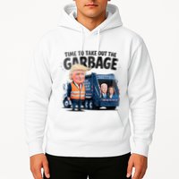 Garbage For Trump 2024 Funny Time To Take Out Garbage Biden Hoodie