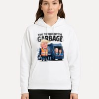 Garbage For Trump 2024 Funny Time To Take Out Garbage Biden Hoodie