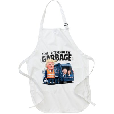 Garbage For Trump 2024 Funny Time To Take Out Garbage Biden Apron