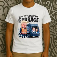 Garbage For Trump 2024 Funny Time To Take Out Garbage Biden T-Shirt