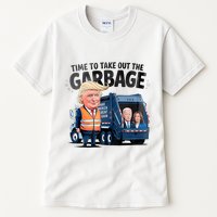 Garbage For Trump 2024 Funny Time To Take Out Garbage Biden Tall T-Shirt