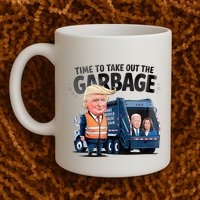 Garbage For Trump 2024 Funny Time To Take Out Garbage Biden Mug