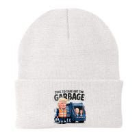 Garbage For Trump 2024 Funny Time To Take Out Garbage Biden Beanie