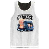 Garbage For Trump 2024 Funny Time To Take Out Garbage Biden Mesh Reversible Basketball Jersey Tank