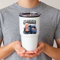 Garbage For Trump 2024 Funny Time To Take Out Garbage Biden Tumbler