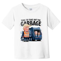Garbage For Trump 2024 Funny Time To Take Out Garbage Biden Toddler T-Shirt