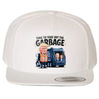 Garbage For Trump 2024 Funny Time To Take Out Garbage Biden Wool Snapback Cap