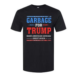 Garbage For Trump Make American Garbage Great Again Softstyle CVC T-Shirt