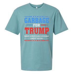 Garbage For Trump Make American Garbage Great Again Sueded Cloud Jersey T-Shirt