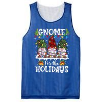 Gnome For The Holidays Red Green 3 Gnomes Christmas Xmas Gift Mesh Reversible Basketball Jersey Tank