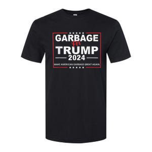 Garbage For Trump Make American Garbage Great Again 2024 Softstyle CVC T-Shirt