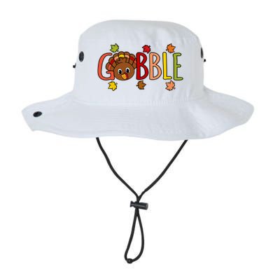 Gobble Funny Turkey Thanksgiving Family Graphic Cute Gift Legacy Cool Fit Booney Bucket Hat