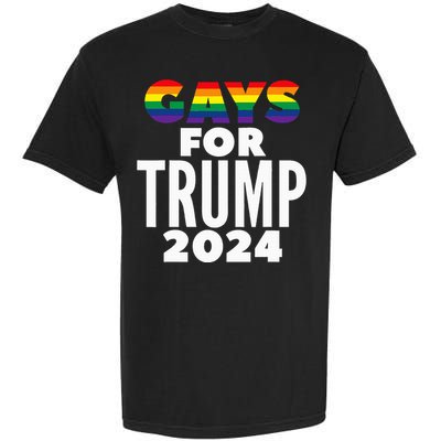 Gays For Trump 2024 Election Vote Garment-Dyed Heavyweight T-Shirt