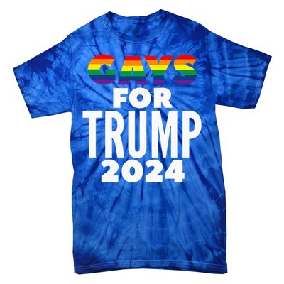 Gays For Trump 2024 Election Vote Tie-Dye T-Shirt