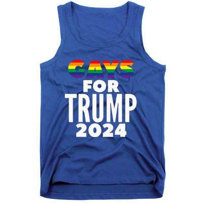 Gays For Trump 2024 Election Vote Tank Top