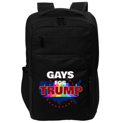 Gays For Trump 2024 Pro Reelect Donald Trump Impact Tech Backpack