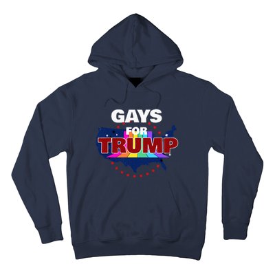 Gays For Trump 2024 Pro Reelect Donald Trump Hoodie