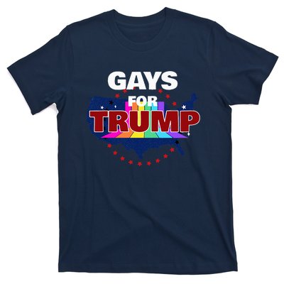 Gays For Trump 2024 Pro Reelect Donald Trump T-Shirt