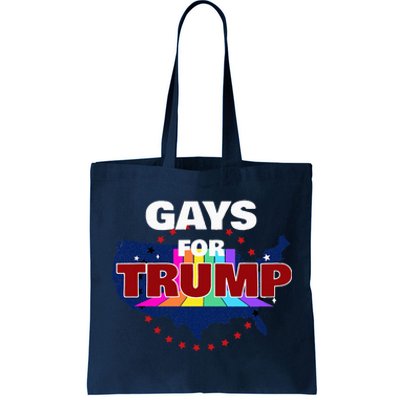 Gays For Trump 2024 Pro Reelect Donald Trump Tote Bag