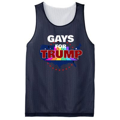 Gays For Trump 2024 Pro Reelect Donald Trump Mesh Reversible Basketball Jersey Tank