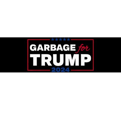 Garbage For Trump 2024 We Are Not Garbage Vote Trump Premium Bumper Sticker