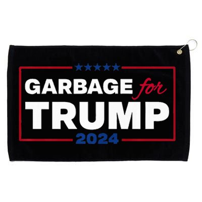 Garbage For Trump 2024 We Are Not Garbage Vote Trump Premium Grommeted Golf Towel