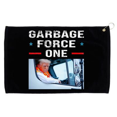 Garbage For Trump In The Truck Grommeted Golf Towel