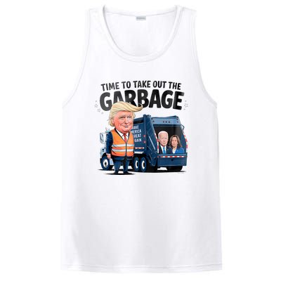 Garbage For Trump 2024 Funny Time To Take Out Garbage Biden PosiCharge Competitor Tank