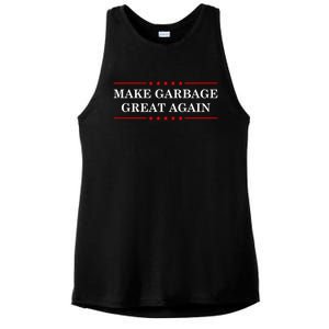 Garbage For Trump Make American Garbage Great Again 2024 Ladies PosiCharge Tri-Blend Wicking Tank