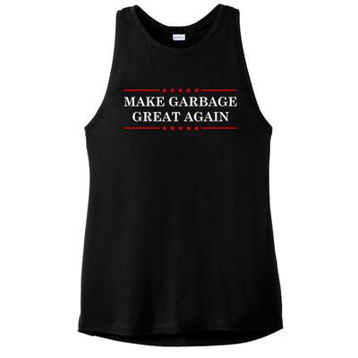 Garbage For Trump Make American Garbage Great Again 2024 Ladies PosiCharge Tri-Blend Wicking Tank