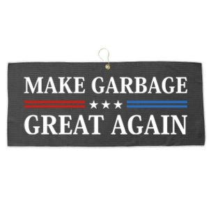 Garbage For Trump Make American Garbage Great Again 2024 Large Microfiber Waffle Golf Towel