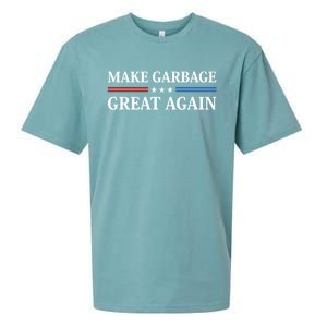 Garbage For Trump Make American Garbage Great Again 2024 Sueded Cloud Jersey T-Shirt