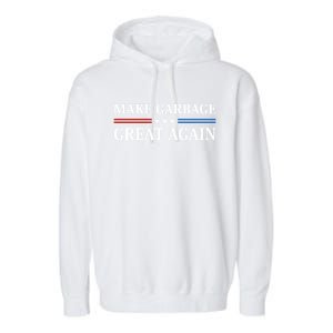 Garbage For Trump Make American Garbage Great Again 2024 Garment-Dyed Fleece Hoodie