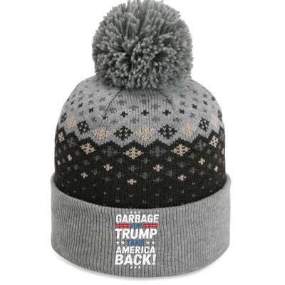 Garbage For Trump Take America Back Presidential Election The Baniff Cuffed Pom Beanie