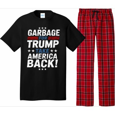 Garbage For Trump Take America Back Presidential Election Pajama Set