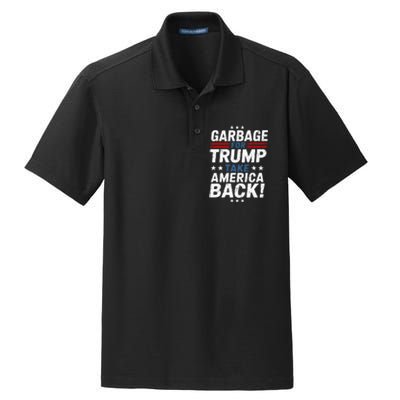 Garbage For Trump Take America Back Presidential Election Dry Zone Grid Polo