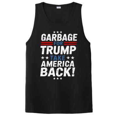 Garbage For Trump Take America Back Presidential Election PosiCharge Competitor Tank