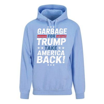 Garbage For Trump Take America Back Presidential Election Unisex Surf Hoodie